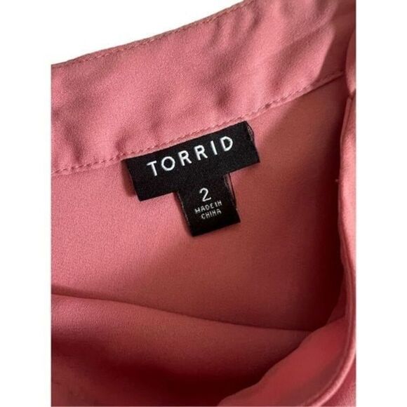 Torrid Dusty Pink Sophie Chiffon Cami Tank 2XL - Picture 5 of 10